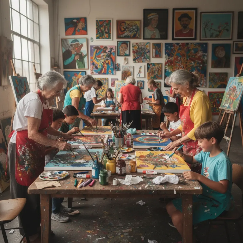 Radošās aktivitātes, kas veicina ģimenes saikni un kopīgu laiku.